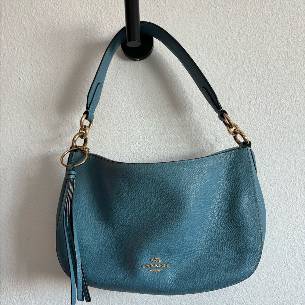 Coach blue purse